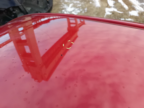 Metal roof of Toyota Camry v40 on the body, bumpers