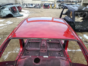 Metal roof of Toyota Camry v40 on the body, bumpers