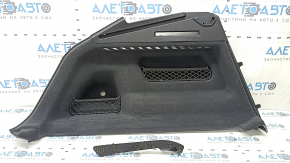 Left arch trim for Audi Q8 19-26, black, broken fasteners