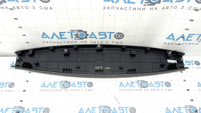 Upper trim of the Audi Q8 19-25 black trunk lid without a curtain on the glass