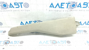 Left side seat cover for Toyota Prius 20 04-09, beige cloth, needs cleaning, plastic has turned white