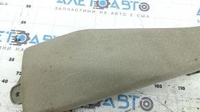 Left side seat cover for Toyota Prius 20 04-09, beige cloth, needs cleaning, plastic has turned white