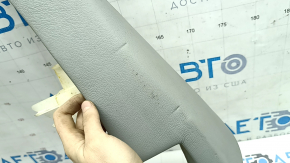 Left rear seat side panel for Toyota Prius 30 10-11, grey leather, wrinkled