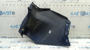 Honda CRV 23-26 blue B640M rear right bumper, bare, scratches