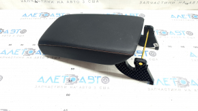 Honda CRV 23-26 center console armrest, black leather with orange stitching, without bracket, for cleaning