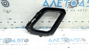 Left front bumper lip trim for Honda CRV 23-26 HEV, gloss black, sand, scratches, broken mount