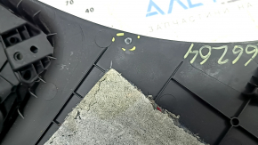 Upper left trunk arch trim Mini Cooper Countryman R60 10-16 black, scratches, broken fastener