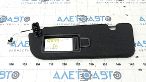Left visor for Audi Q8 19-23 black