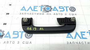 Black rear left ceiling handle for Audi Q8 19-25