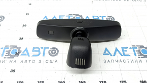 Audi Q8 19-23 interior mirror, black, auto-dimming, compass, broken mounting pads