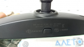 Audi Q8 19-23 interior mirror, black, auto-dimming, compass, broken mounting pads