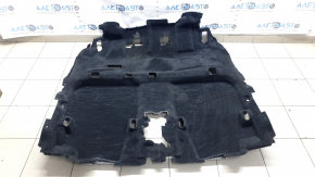 Rear floor covering for Honda CRV 23-26 HEV, black, dry-cleanable