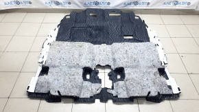 Rear floor covering for Honda CRV 23-26 HEV, black, dry-cleanable