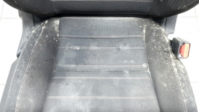 Honda CRV 23-26 passenger seat without airbag, manual, heated, black cloth with orange stitching, Sport, dry-cleanable