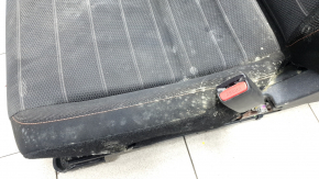 Honda CRV 23-26 passenger seat without airbag, manual, heated, black cloth with orange stitching, Sport, dry-cleanable