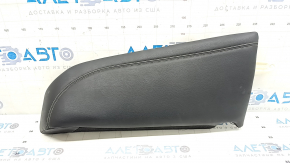 Left rear seat side trim for Honda Accord 2013-2017, black cloth, dry cleanable