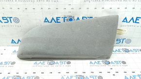 Left side trim for rear seats, Honda Accord 13-16, gray velour, dented, needs cleaning