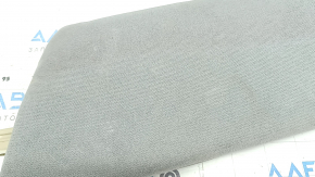 Left side trim for rear seats, Honda Accord 13-16, gray velour, dented, needs cleaning