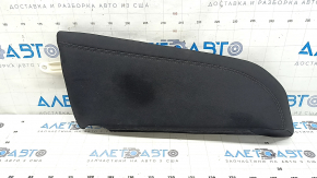 Right side trim for rear seats Honda Accord 13-16, black cloth, type 2, worn