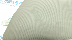 Left rear seat side trim for Honda Accord 13-16, beige cloth, needs cleaning, wrinkled