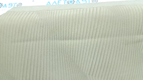 Left rear seat side trim for Honda Accord 13-16, beige cloth, needs cleaning, wrinkled