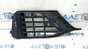 Left front bumper grille for Audi Q8 19-23, structure for parking sensors, broken mount