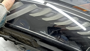 Left front headlight assembly for Audi Q8 19-26 LED, Matrix beam, polished