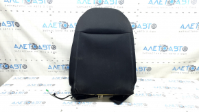 Heated driver's seat cover for a Honda CRV 23-26, black fabric with orange stitching, Sport, dry-cleanable, dented