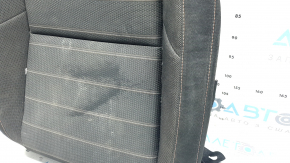 Honda CRV 23-26 heated driver's seat cushion trim, black fabric with orange stitching, Sport, dry-cleanable