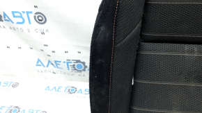 Honda CRV 23-26 heated driver's seat cushion trim, black fabric with orange stitching, Sport, dry-cleanable
