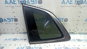 Rear left window, blind glass, Honda CRV 23-26, tinted, chrome, scratches on chrome