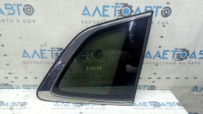 Rear right window, blind glass, Honda CRV 23-26, tinted, chrome, scratches on chrome