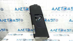Left center pillar trim, belt, Audi Q8 19-23, black, under the deflector, worn, filed