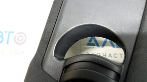 Left center pillar trim, belt, Audi Q8 19-23, black, under the deflector, worn, filed