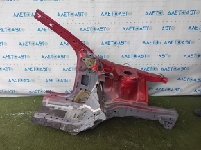 Front left quarter panel for Mazda CX-50 23-25 on the body, red