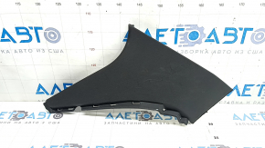 Upper left rear pillar trim for Audi Q8 19-26, rear, black, worn