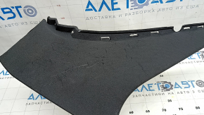 Upper left rear pillar trim for Audi Q8 19-26, rear, black, worn
