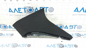 Upper right rear pillar trim for Audi Q8 19-26, rear, black, worn