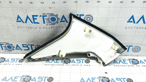 Upper right rear pillar trim for Audi Q8 19-26, rear, black, worn