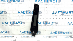 Left outer center pillar trim for Audi Q8 19-26, glossy black, scratches