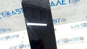 Left outer center pillar trim for Audi Q8 19-26, glossy black, scratches