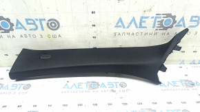 BMW X5 G05 19-23 black front pillar trim, left upper, with plug, scratches