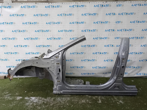 Front left quarter Hyundai Sonata 15-19 graphite on body, bumps