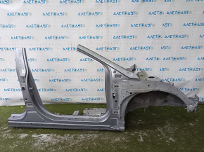 Front right quarter Hyundai Sonata 15-19 graphite on body