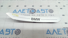 Rear right door sill insert for BMW X5 G05 19-23, chrome, with backlight, scratches
