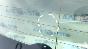 Bare trunk door with glass, upper part of BMW X5 G05 19-26 graphite C27, bumps, scratches on the glass