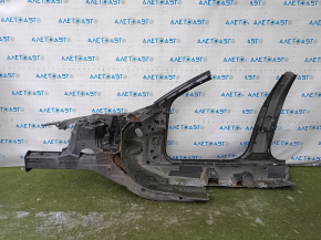 Front right quarter panel for Audi A6 C7 16-18 graphite, on the body