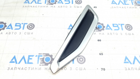 Front left fender vent trim BMW X5 G05 19-23 chrome, X-Line, sand