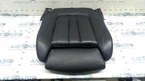 BMW X5 G05 19-22 driver's seat cushion upholstery, black leather, heated, Sport, cleanable