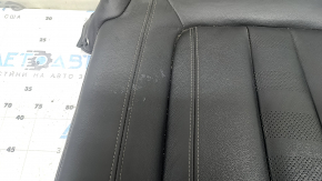 BMW X5 G05 19-22 driver's seat cushion upholstery, black leather, heated, Sport, cleanable